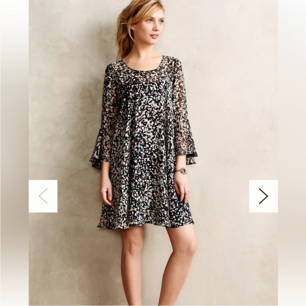 Anthropologie 70s Flowy Dress